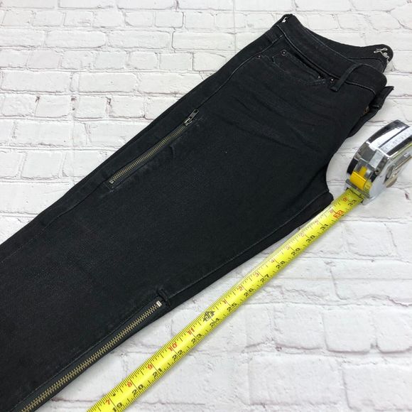 Levi's Women Skinny Curve ID Thigh High Zipper Jeans Size 28x32 Denim M059 -18 - Picture 5 of 16